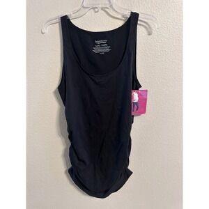 BeMaternity Ruched Tank Top Everyday Fitted Maternity L/XL